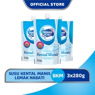 [Paket isi 3] Frisian Flag Kental Manis Pouch 280g