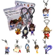Cute US Blizzard Overwatch Backpack Hangers Mascot Keychain Figure Figurine Dva Mei Tracer Ana Mccre