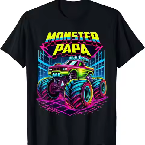 Monster Truck Papa Are My Jam Lovers T Shirt