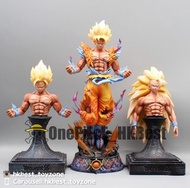 龍珠 Dragon Ball 孫悟空 超級撒亞人 超三悟空(35cm) [三頭雕 送胸像地台]