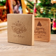 Kraft Box for Coasters Gift packaging