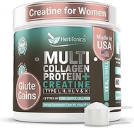 Multi Collagen Protein Powder Collagen Peptides Type (1,2,3,5 and 10) High Quality Blend of Grass-Fe
