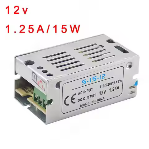Lighting Transformer 1.25A AC 110v 220v 265V to DC 12V volt LED driver switch power supply adapter t