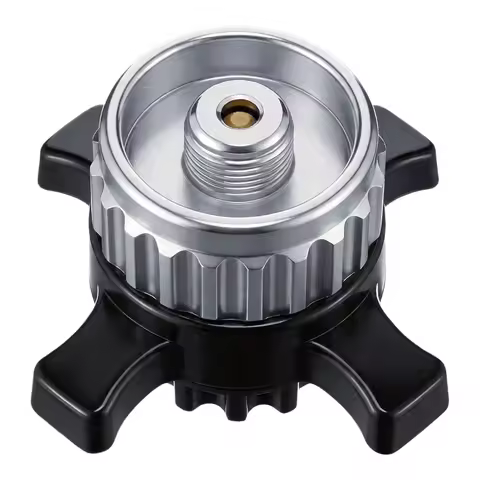 Gas Canister Adapter For Campingaz Easy For Clic To EN417 Threaded Stove Connector Brass Alloy Outdo