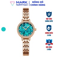 Đồng hồ nữ kiểu dáng Anh quốc đính đá Opal chống nước chống xước chính hãng Mark Fairwhale FW036 pho