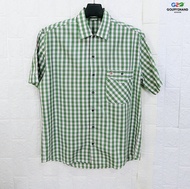 Marlboro แท้ อก44 เสื้อเชิ๊ตแขนสั้นลายสก๊อตคลาสสิกสปอต