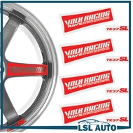 RAYS VOLK RACING TE37 SL RIM STICKER Bottom is transparent PROTON PERODUA HONDA TOYOYA VIVA AXIA