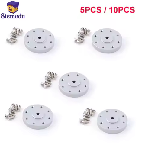 5PCS/10PCS LOT Aluminum Metal 18T Servo Arm Round Type Disc Matal Horns for MG995 MG996 MG996R MG945