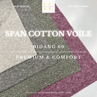 Kain Span Cotton Voile Bidang 60" Open Meter (0.5m) LEILIN TEXTILES [Kain Pasang]