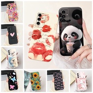 For Samsung Galaxy A05s Case A057F Cute Cat Panda Rabbit Fashion Flowers Love Back Cover For Samsung