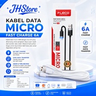Fast Data Cable FLECO F-53 LED Light 6A USB To MICROOriginal Type-C Android Fast Charging Cable F53