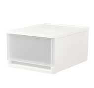 JEJ - JEJ B4儲物箱 | 衣箱 | 收納 | 抽屜 | 可堆疊 | 白色 | 日本製 | JEJ-515054