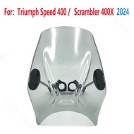 Motorcycle Windshield Windscreen For Triumph Speed 400 Speed400 Scrambler 400 X 400X Scrambler400X W