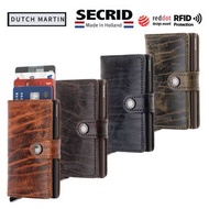 荷蘭SECRID RFID智能防盜Miniwallet真皮銀包 - Dutch Martin