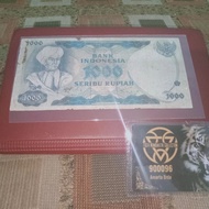 Uang Rp 1000 Diponegoro 1975 B