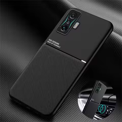For Xiaomi Poco F4 GT 5G Case Leather Magnetic Car Kickstand Holder Plate Phone Case For Poco F4 GT 