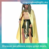 Medieval Ancient Roman Egyptian Pharaoh Costume Halloween COS Costume Ancient Greece King Men's Part