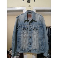 EDWIN brand second hand vintage denim Trucker jeans jacket size M
