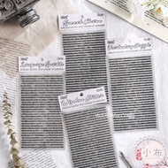 Small Cloth Dot-English Rhyme-pet Sticker Pack-Letter Notebook Waterproof pet