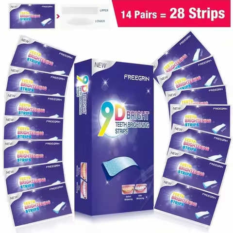 9D Whitener Strips Teeth Brightening Strips White Strips For Teeth Whitening Teeth Effect Oral Tooth
