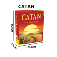 English version Catan/Catan Extension - 5-6 Player Board Game ประสบการณ์การ์ดหลายคนที่จำเป็นสำหรับความสนุกสนานและบรรจุภัณฑ์ที่สวยงาม