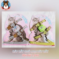 Fish-shaped cat leash (length 1m2)