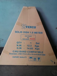 🔥 BEST SELLER ANTENA | ANTENA PARABOLA VENUS SOLID DISH 6 FEET DIAMETER 1.8 METER GALVANIS | MUDAH D