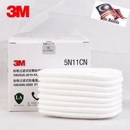【Malaysia seller】10 PCs cotton filter 3m 5n11 CN N95 NIOSH cotton filter gas mask paint 6100 6200 68