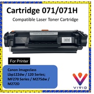 Cartridge 071/07H  toner CRG-071H, 071h Toner For Canon Imageclass Lbp122dw / 120 Series; MF270 Seri