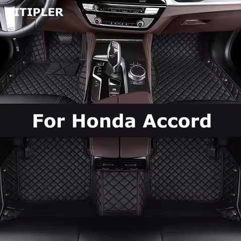 TITIPLER Custom Car Floor Mats For Honda Accord 6th 7th 8th 9th 10th 11th 1997-2023 Years Auto Carpe