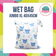 TLCS Wet Bag Baby Diaper Bag Waterproof Wetbag For Kids Children IFC Childcare Swimming Gym Bag JUMBO XL 40x45cm