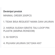 T1. Hang tag label baju isi 100pcs zara / uniqlo