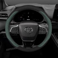 Car Chamois Steering Wheel Cover For Toyota Corlla Camry Yaris Auris C-HR RAV4 Land Cruiser Prius Ha