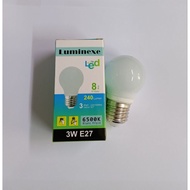 Luminexe 3W E27 LED BULB Daylight 6500k AND WARM WHITE 2700K