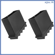 2 Pcs Ladder-accessories Foot Anti Pad Anti- Pads 6.30X6.00X2.80CM Black sijicc