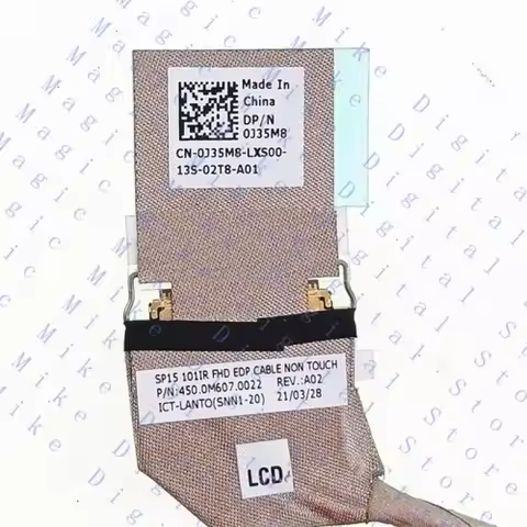 H Non-touch FHD LCD Screen cable for Dell Precision 5520 Latitude 3560 0J35M8