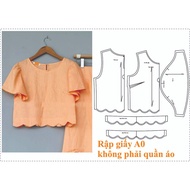 Drawing on A0 paper code 1790 - Crafting a crop top