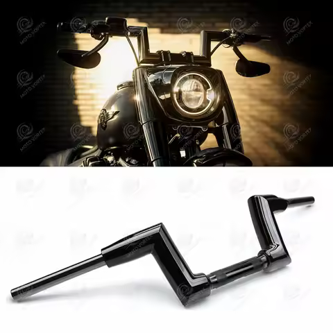 Custom Handlebars 51mm (2") to 1-1/4 Inch Motorcycle Handlebar with 6" or 8" Rise for Harley-Davidso