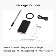 TELESIN Magnetic Phone Selfie Monitor Screen Vlog Selfie For iPhone Android Iphone Wireless Remote f