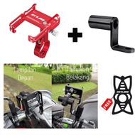 【Ready Stock】Phone Holder HP GUB P30 Original - Holder Handphone Motor dan Sepeda / GUB P30 Original