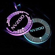 7 Colors Luminous Car Coaster Light LED Car Cup Slot Mat for Nissan NV200 Auto Atmosphere Light Deco