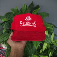 VINTAGE STJ0HNS REDM3N BASKETBALL B4LL CORDUROY Hat