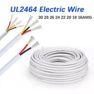 Sheathed Wire Cable 30 28 26 24 22 20 18 16AWG Tinned Copper LED Extension Cable 2 3 4 5 6 7 8 10 Co