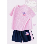 Kid's fashion Sanrio Kuromi cute girl casual outfit