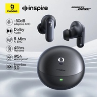 Baseus Inspire XP1 -50dB Adaptive ANC Wireless Earbuds Bluetooth 6.1 Dolby Audio 6 Mic ENC Wireless 