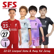 Top Quality 22-23 Liverpool Soccer Football Kid Jersey T-shirt Sports Jerseys Loose Fans Version #16 - #28