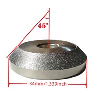 Grinding Cutter Valve Seting Klep Diamond 45 Derajat Lubang 11-12mm Valve Seat Cutter Grinding Wheel