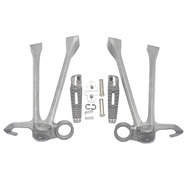 ตัวยึดที่ตั้งพักเท้าที่รองเท้าผู้โดยสารท้ายรถจักรยานยนต์สำหรับ Suzuki GSXR1000 GSXR 1000 2009-2016 2