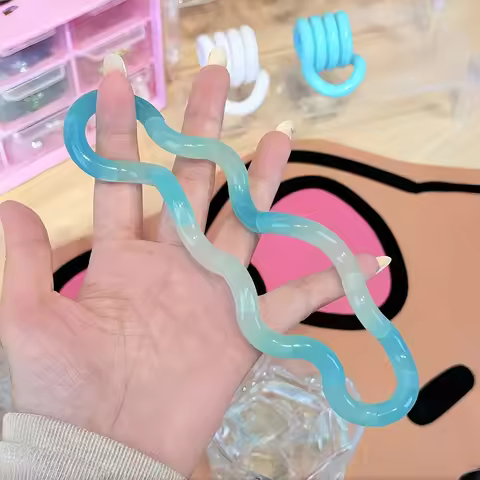 Deformable Rope Stress Relief Ornament Tangle Fidget Toys Unlockable Twisting Rope Knot Decompressio
