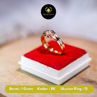 Cincin Emas 1 gram | Cincin Emas Murah 8 Karat | Cincin Model Terbaru